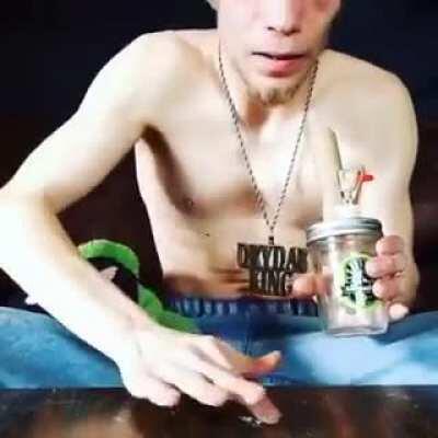 How do you even come up to the idea of smoking ur hair..