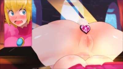 Peach can't get enough of Bowsette's dick