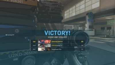 That’s one way to end a free for all