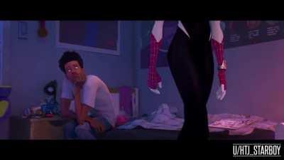 Miles caught lacking in 4k. He trying so hard not to look