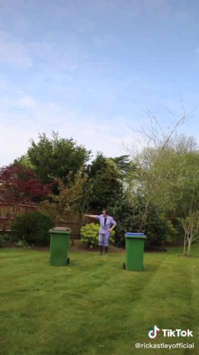 Rick Astley vibing the heck out