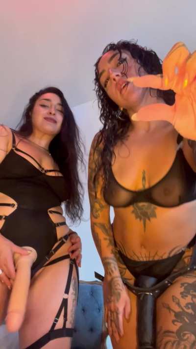 My neighbor came by cause she saw a little clitty through the Windows, now we are two making sure you dont misbehave