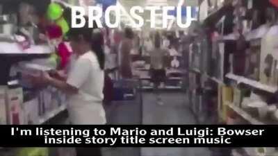 Bro let me listen the music!