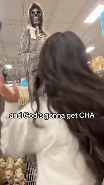 Yeah Farryn, you’re really sticking it to the devil here. Just don’t break your neck trying to be something you’re not in the process