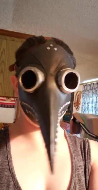 Bloodhound trying to breathe