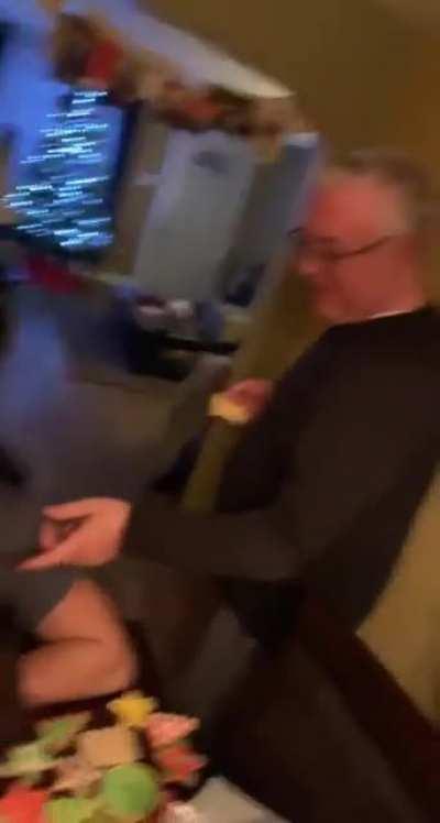 Gently moves hair from face