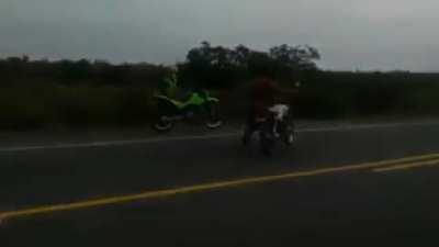 Overturned tanker truck that was transporting fuel explodes in Colombia while hundreds were taking its gas (2020-06-20 @Puebloviejo, Colombia)