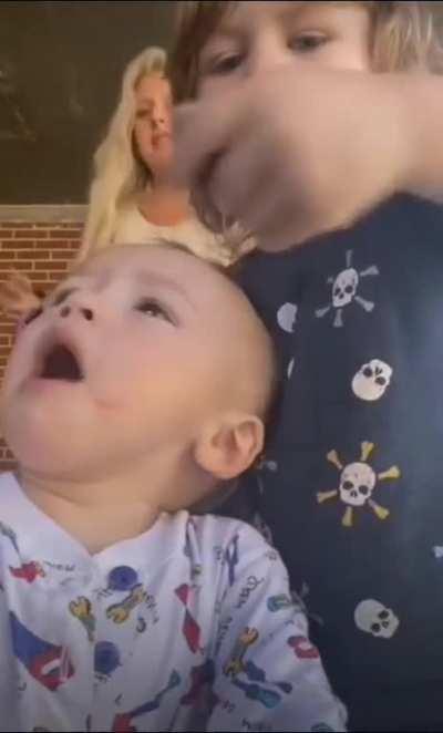 The way this 3 year old saved his baby brother