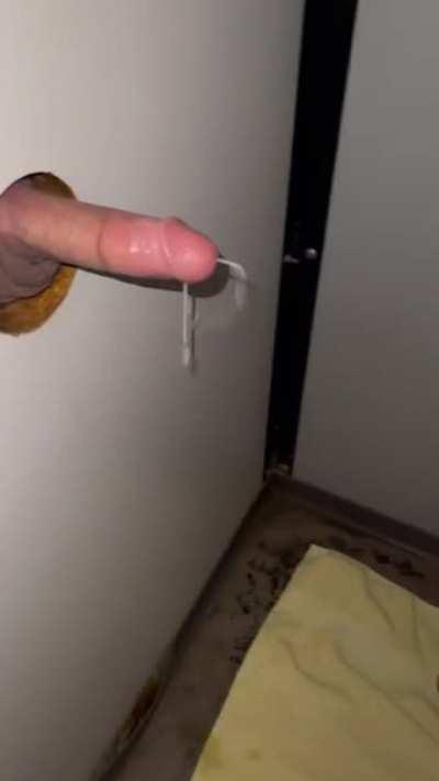 Ruined orgasms for three strangers at the gloryhole