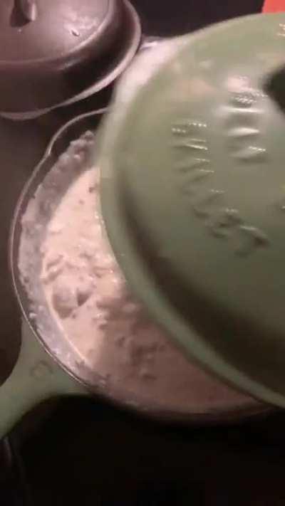 Griswold Biscuits and Gravy with Over Easy Eggs, 🤤 ❣️