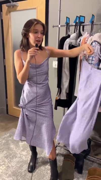 Mille showing her clothing collection part 2