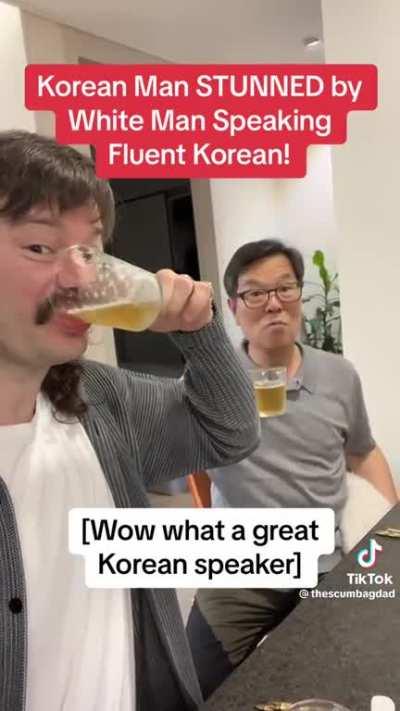 Korean Man STUNNED by White Guy Speaking Fluent Korean!