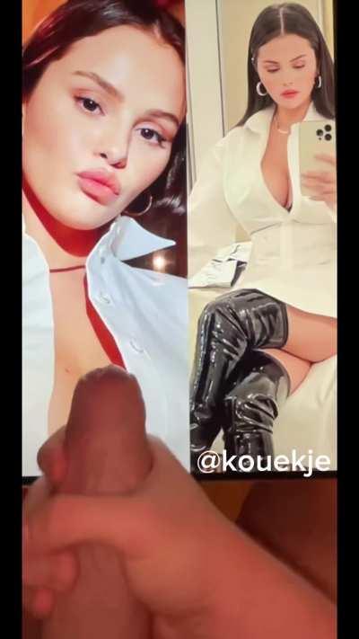 Selena Gomez cum tribute (full video and all my other Tribute are on my telegram chanel (link on my profile))