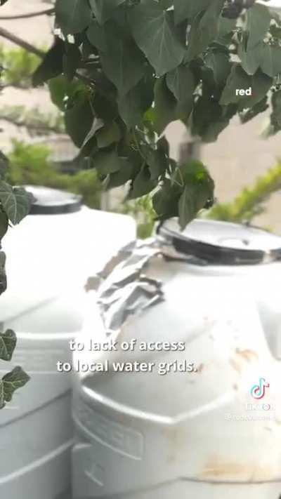 Palestinians suffer extreme water shortages thanks to isreals apartheid practices