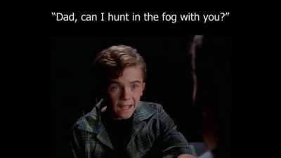 He is ready for the fog