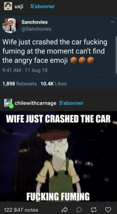 Car crash? Fuck it, we ball 🏀