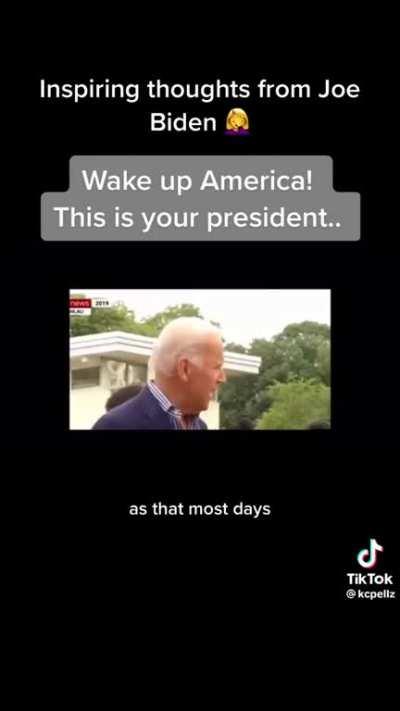 Why won’t somebody put this poor elderly man in a nursing home where he very clearly belongs!….