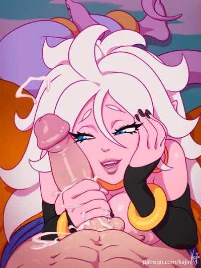 Android 21, epic handjob!!!! (Kajin) [DragonballZ]