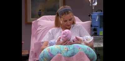 Phoebe saying Hi to her babies with audio commentary