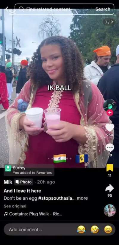 Barbadian girl loves her Indian Punjabi Canadian boyfriend  🇮🇳 🇧🇧 IMLF