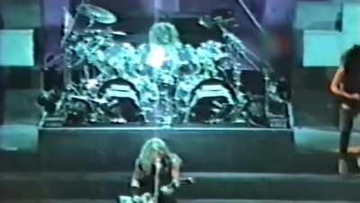 James Hetfield of Metallica's insane guitar downpicking.