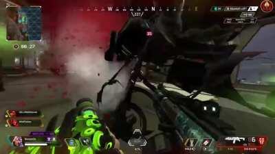 Me and one other guy were the only people who reconnected to the match in time and I won it for the team