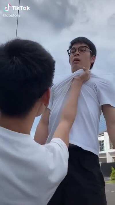 How is he so strong? Oh wait...