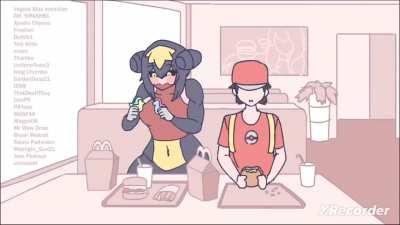 Garchomp In cute mode.