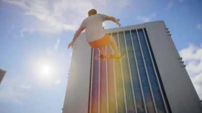 Breaking News: Local skater hits sick trick on his way to God's Country