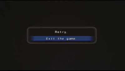 Yakuza 1 beta game over screen