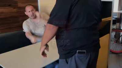 McDonalds Customer Disrespects & Spits on Manager & Gets Dealt With