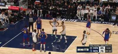 [Highlight] Murray is shook after a Gobert free throw attempt