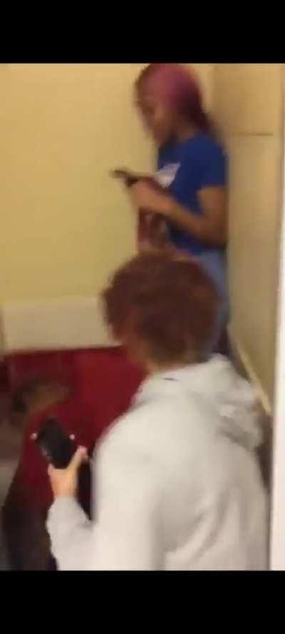 Tension between enemies comes to a head in the bathroom 