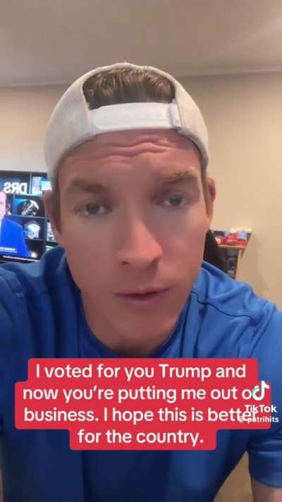 MAGAts response to being flamed by comments on video he posted about his failing business