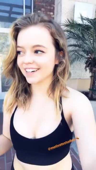 Jade after a workout
