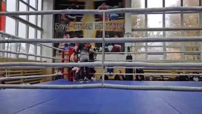 This is my first ever amateur fight in Moldova.