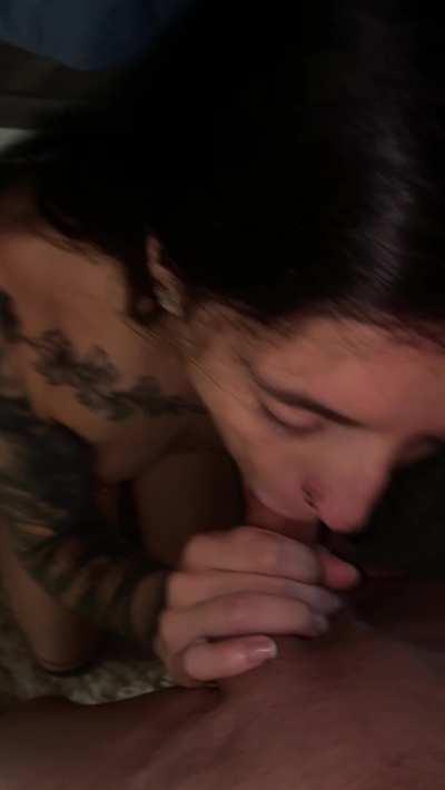 He made me work for my midnight snack tonight