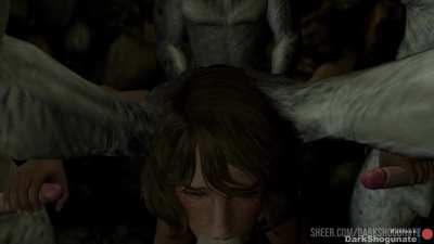 Teen is gangbanged by Khajiits in skooma den (skyrim) [darkshogunate]