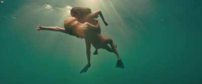 Kelly Brook and Riley Steele legendary scene from Piranha 3D