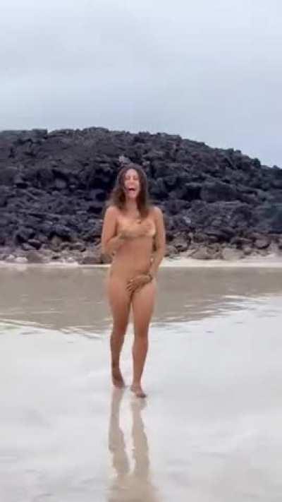 When it’s NOT a nude beach but I am who I am 🤣