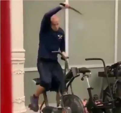 When the shadow people come for you at the gym