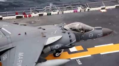 I never knew that they could put a 2 stroke engine in a Harrier…