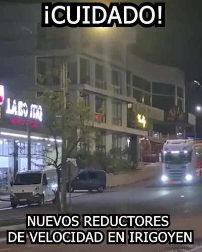 Bernardo Irigoyen estrenó reductores de velocidad y así están funcionando