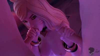 Ahri Oral Creampie (TheCount) [League of Legends]