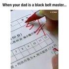 Black belt Father