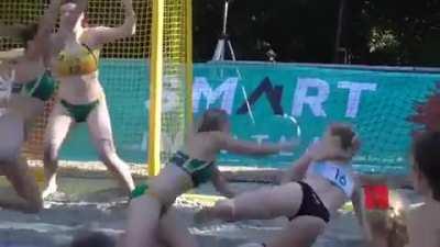 Girls Beach Handball (Australia vs Argentina)