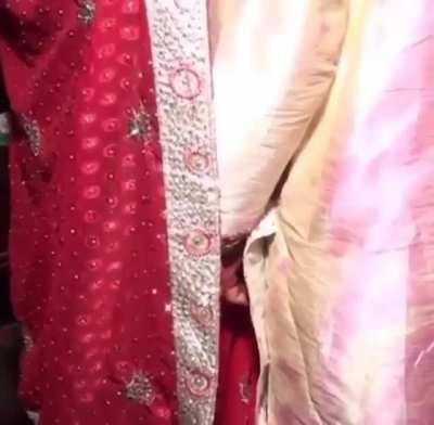 In an Indian Wedding photshoot