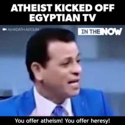 Atheists kicked out of Egyptian shows for not believing in god
