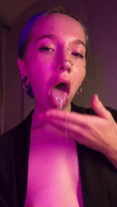 Try to conquer this wave of my drool.