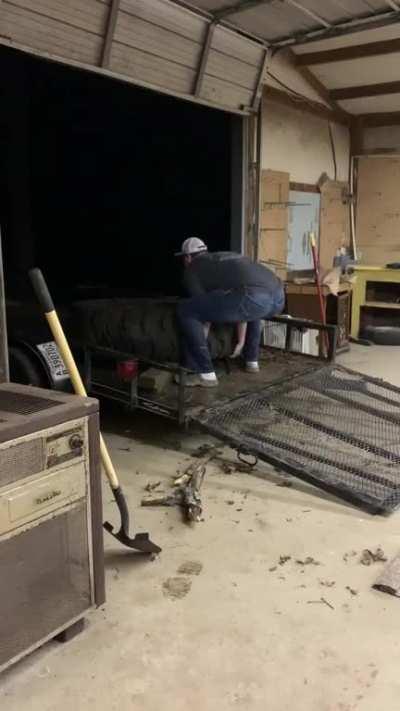 WCGW if I try to move a tire heavier that I am